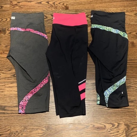 Fila Pants - Lot of 3 Fila Sport Running Capri Athletic Leggings, All Size XL
